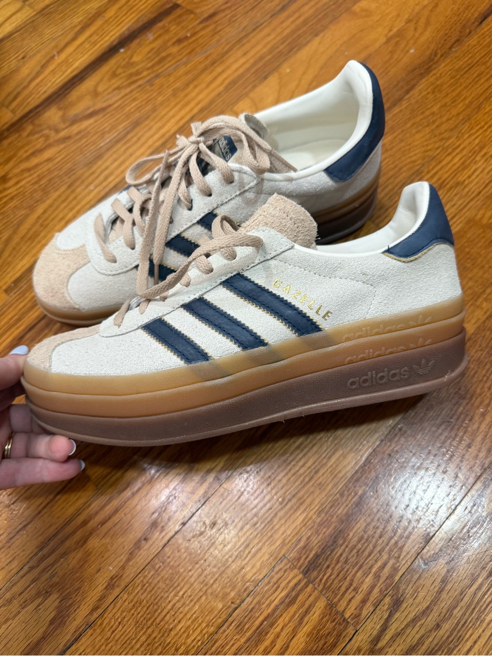 Adidas Gazelle Platform shoes
